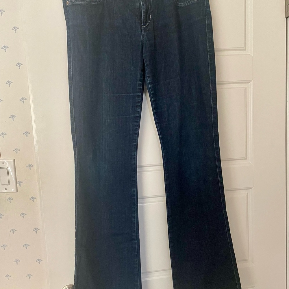 Joe's Jeans Dark Blue Flare Wide-Leg Jeans